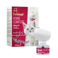 Felisept Home Comfort Starter-Set (Verdampfer + Flakon 45ml) - Beruhigungsmittel für Katzen - Katzen Beruhigungsmittel mit natürlicher Katzenminze ohne Pheromone Katzen - Beruhigung & Wohlbefinden