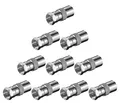 10x F-Stecker - KOAX Kupplung Buchse SAT TV Kabel Adapter Verbinder Antennen IEC