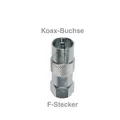 Adapter F-Stecker/Koax-Buchse