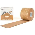 Nasara Kinesio-Tape Original, beige, 5m x 5cm, wasserfest, elastisch
