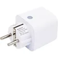 Shelly Plug M Gen3 weiß - kleiner smarter Stecker mit WLAN und Bluetooth-Konnektivität und Leistungsmessung