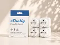 4er-set, Shelly Plug M Gen3 - Smarte Steckdosen WLAN & Matter 3000W weiß - NEU