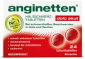 anginetten dolo akut Halsschmerztabletten | schmerzlindernde Lutschtabletten Kirsch-Geschmack | schnell wirksam bei Halsschmerzen & Rachenbeschwerden | beruhigt entzündete Schleimhäute | 24 Tabletten