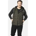 Jan Vanderstorm Steppweste ERKULF mit sechs praktischen Taschen grün 3XL (64)