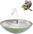 Solar-Brunnen Set für draußen - 45 cm Schale grün