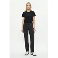 ESRA Straight-Jeans Damen Stretch-Jeans Premium Baumwolle Jeanshose Damen Straight Fit G14 Straight Jeans Damen High Waist Stretch Jeans Damen Regular Hose schwarz 40