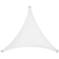 ESTEXO Sonnensegel Sonnenschutzsegel Schattenspender HDPE weiß Dreieck 4x4x4m weiß 4x4x4m (Dreieck)