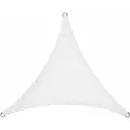 Estexo - Sonnensegel Sonnenschutzsegel Sonnendach Sonnenschutz Uv-schutz Sichtschutz Hdpe Weiß / 4x4x4m (dreieck)