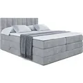 BOXSPRINGBETT OTTA KING - 160x200 - H3/H4 - Grau