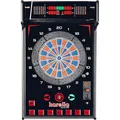 Karella Dartscheibe E-Master mit Münzprüfer, elektronisch, für Softdarts, aus Kunststoff, mit 6 Dartpfeilen