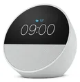 Echo Spot (2024) Wlan Lautsprecher mit Bluetooth Amazon Alexa (Weiß)