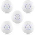 Ubiquiti U7 Pro WiFi 7 Access Point 5er Pack BE9300 Triband, 1x 2.5G RJ45, 140m2 Abdeckung