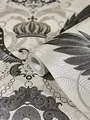 marburg Tapete Beige Silber Edelstein Krone Flügel Klassisch Kollektion Glööckler Imperial Schlafzimmer Wohnzimmer oder Küche Made in Germany 10,05m X 0,70m 54456 BEKANNT AUS DEM TV!