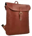Gusti Rucksack Leder - Kieran Lederrucksack Cityrucksack Backpack Daypack diebstahlsicher Vintage Damen Herren (Honigfarben)