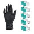 ABENA Nitrilhandschuhe S, 1000 Stück – Einmalhandschuhe Schwarz, handschuhe einweg, puderfreie & latexfreie – Einweghandschuhe in S, M, L & XL verfügbar