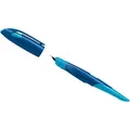 STABILO EASYbirdy ergonomischer Schulfüller für Rechtshänder Anfänger-Feder (Azur, Mitternachtsblau, 1 x) (5014/4-41)