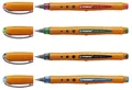 STABILO worker®+ Tintenroller orange 0,5 mm, Schreibfarbe: farbsortiert, 4 St.