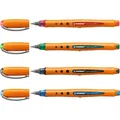 STABILO worker®+ Tintenroller orange 0,5 mm, Schreibfarbe: farbsortiert, 4...