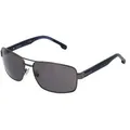 Carrera 8063/S Herren-Sonnenbrille Vollrand Eckig Metall-Gestell, silber