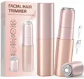 Mini Rasierer Damen Gesichtshaarentferner für Frauen Aufladbar 1x Ersatzköpfe