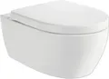 GEBERIT Wand-WC Set iCon Tiefspüler ohne Spülrand weiß glänzend mit Schallschutzset und WC-Sitz mit Absenkautomatik und