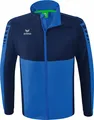 Erima Six Wings Jacke mit abnehmbaren Ärmeln New Royal/New Navy