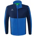 Erima Six Wings Jacke mit abnehmbaren Ärmeln - blau