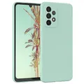 EAZY CASE - Silikonhülle für Galaxy A33 5G Hülle Silikon Case Grün weich stoßfeste Handyhülle Schutzhülle mit Kameraschutz Dünn Premium Schutz Cover TPU Phone Bumper in Pastell Mintgrün Matt
