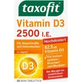 taxofit Vitamin-D 50 Tabletten, Vitamin D3, hochdosiert, je Tablette 2500 I.E.