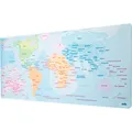 Nenurodyta World Map Notebook (MGGE010) (80 x 35 cm) (120139)