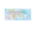 Grupo Erik Gaming Mauspad Weltkarte Gaming Mat XL Mouse Pad für Tastatur