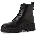 Tamaris Schnürstiefelette, Blockabsatz, Schnürboots mit Touch it-Ausstattung schwarz 40 EU