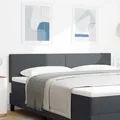 Kopfteil Schlichtes Design Dunkelgrau 180 cm Cord-Stoff