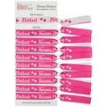 Frau WUNDERVoll® JGA Armband Pink für Braut und 9 Freundinnen Inhalt 9 Team Braut Armbänder und EIN Armband für die Braut JGA Accessoires Junggesellinnenabschied Accessoires Hochzeit Hen Party