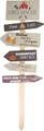Riffelmacher Holz-Dekostecker Grillgesetze | 25x80 cm | natur-braun | 01672