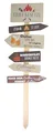 Riffelmacher Holz-Dekostecker Grillgesetze | 25x80 cm | Natur-braun | Gartenstecker mit Schrift | Grill Deko Schild BBQ Outdoor Humor | 01672