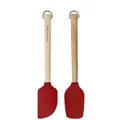 KitchenAid KQR750OHERE Mini-Birkenholzspatel Pfannenwender 2er-Set