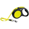 Flexi New Classic Neon Gurt-Roll-Leine - S / Gelb