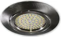 C-Light 230 V LED Spot S0307 alu gebürstet - geringe Einbautiefe - 3,5 W (TLW)