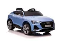 Elektro-Kinderauto Kinder Elektroauto Audi E-Tron - lizenziert 4 Motoren- + MP3 Blau