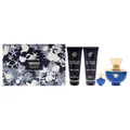 Versace Dylan Blue-Geschenkset für Damen, 4 Stück, 3,4 oz Eau de Parfum, 3,4 oz