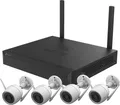 Ezviz Wi-Fi Videoüberwachungs-Kit 4 IP-Kameras 4MP 8 Kanäle NVR HKX5SH3CP