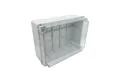 ARLI Verteilerbox Abzweigdose IP67 Sichttür 310 x 230 x 130 mm Feuchtraumdose, nach Auswahl: Kabelverschraubung M12 M16 M20 M25