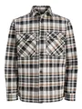 JACK & JONES Jprrayle Melange Check L/S Overshirt Sn