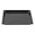 ICQN Fettpfanne 445 x 375 x 35 mm, Passend für Whirlpool, Ignis, Bauknecht, Indesit, Algor, Neckermann, Lloyds, Emailliert Backblech, Kratzfest & Rostfrei, 44,5 x 37,5 cm