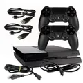 PS4 Konsole Modell Cuh-1116A 500Gb in Schwarz #31 + Stromkabel + HDMI + 2 Controller mit Ladekabel
