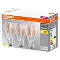 OSRAM Set 3x LED-Lampe 1055lm E27 7,5W 2700K