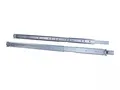 Inter-Tech Teleskopische Gleiter für Rack - Grau - 1U - 48.3 cm (19")