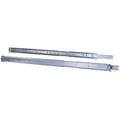 Inter-Tech 1U Teleskopschienen 650 mm, Einbauschienen, grau