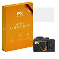 atFoliX 3x Panzerfolie für Nikon Coolpix B500 Schutzfolie matt&stoßfest Folie